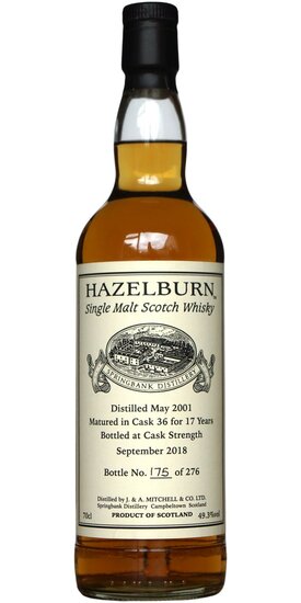 Hazelburn 17Y Private Bottling 2001 49.3%