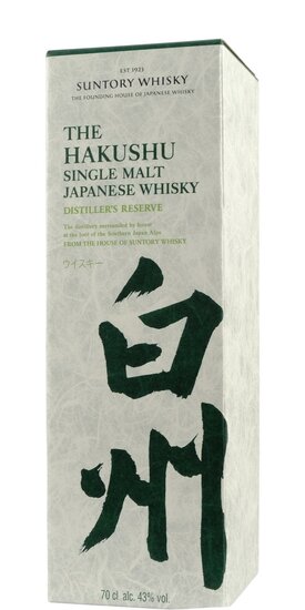 Hakushu Distillers Reserve Single Malt Japanese Whisky 43.0% 
