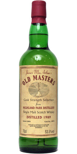 Highland Park 1989 Old Masters 53.5% JM 