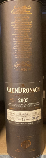 Glendronach 13Y Single Cask 2003 55.3% 