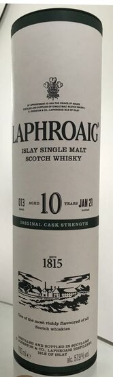 Laphroaig 10Y Cask Strength 57.9% Batch 13