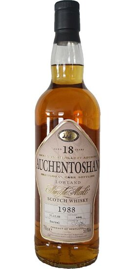 Auchentoshan 18Y Individual Cask Bottling 1988 53.9%