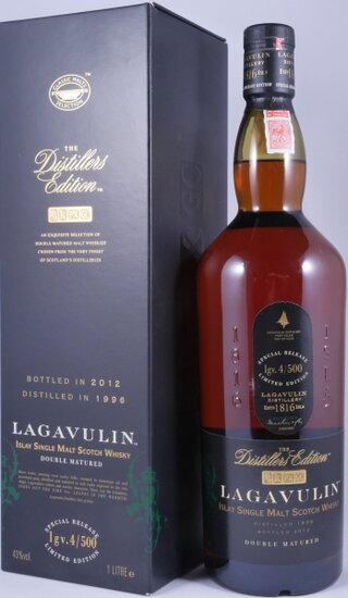 Lagavulin 1996 The Distillers Edition lgv.4/500 43.0%