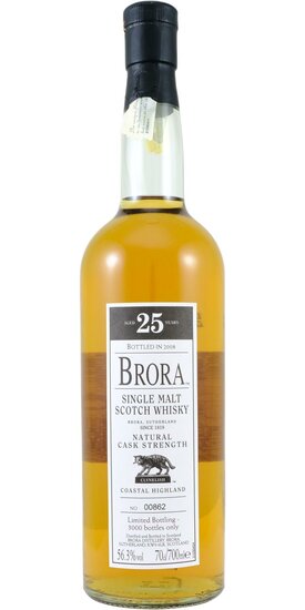 Brora 25Y Diageo Special Releases 2008 7th Release 56.3%