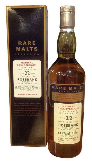 Rosebank 22Y Rare Malts Selection 1981 61.1%