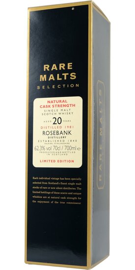 Rosebank 20Y Rare Malts Selection 1981 62.3%