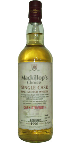 Rosebank 15Y Single Cask 1990 Mackillop's Choice 55.7%