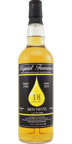 Ben Nevis 18Y Liquid Treasures 1996 50.7%