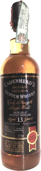 Old Pulteney 13Y Authentic Collection 1990 Cadenhead's 61.1%