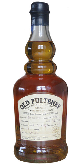 Old Pulteney 10Y Hand Bottled at the Distillery 1995 59.8%