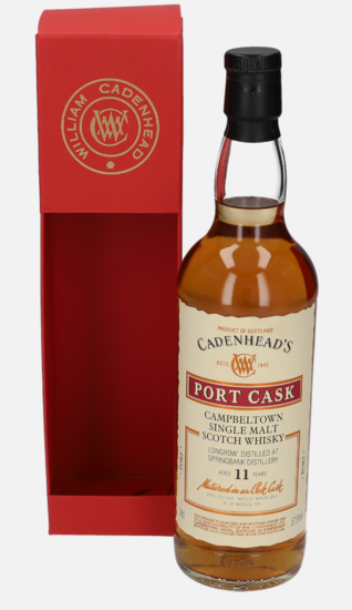 Longrow 11Y Wood Range Port Cask 2007 Cadenhead's 57.8%