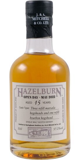 Hazelburn 15Y Open Day May 2022 57.2%