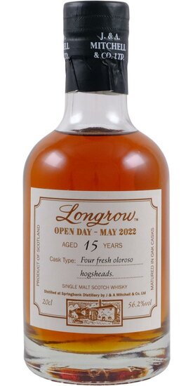 Longrow 15Y Open Day May 2022 56.2%