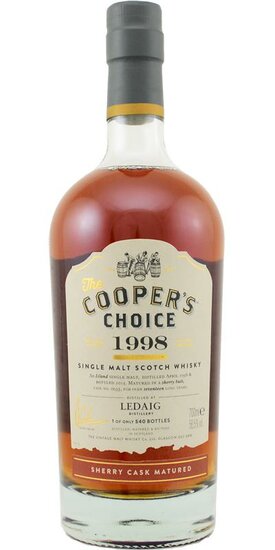 Ledaig 17Y The Cooper's Choice 1998 56.5% The Vintage Malt Whisky Co Ltd