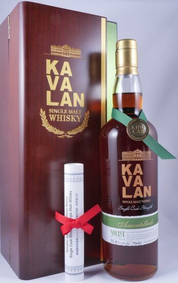 Kavalan Solist 55.6% Amontillado Sherry Cask