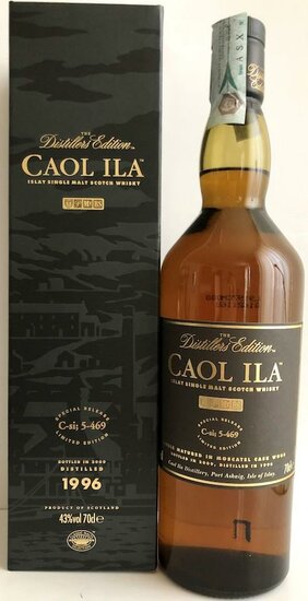 Caol Ila 1996 43.0% Double Matured in Moscatel Wood
