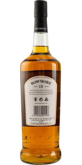 Bowmore 15-year-old 43.0% Golden & Elegant