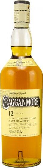 Cragganmore 12-year-old 40.0% Speyside Single Malt Scotch Whisky