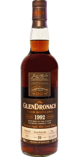 Sample 3cl Glendronach 26Y Batch 17 1992 56.5%