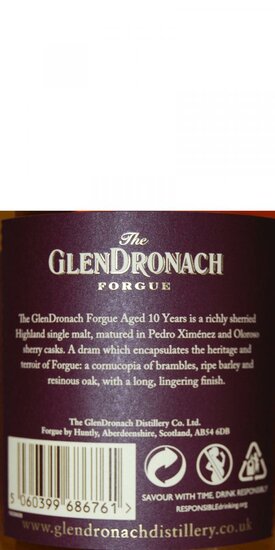 Glendronach 10Y 43.0% Forgue