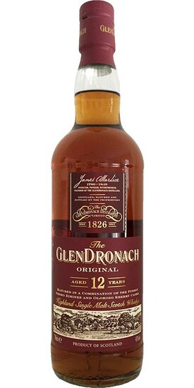 Glendronach 12Y 43.0%  Original - Highland Single Malt Scotch Whisky 2015