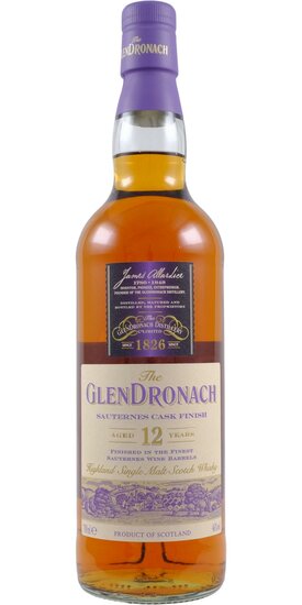 Glendronach 12Y 46.0%  Sauternes Cask Finish 2014