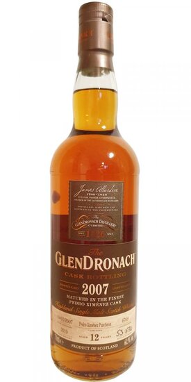 Glendronach 2007 60.9% Cask Bottling - Batch 17
