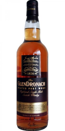 Glendronach Peated Port Wood 46.0% Port Pipe Finish