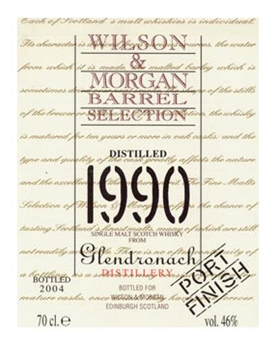Glendronach 1990 Wilson & Morgan Port Wood 46.0%