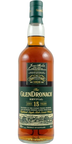 Glendronach 15Y Revival 2018 46.0%