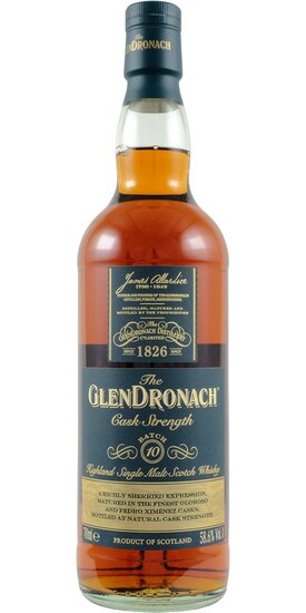 Glendronach Cask Strength 58.6% Batch 10