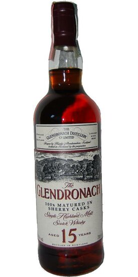 Glendronach 15Y Matured in Sherry Casks 40.0%