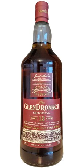 Glendronach 12Y Original - Highland Single Malt Scotch Whisky 43.0%