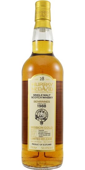Caperdonich 37Y Mission Gold Series 1968 Murray McDavid 46.2%