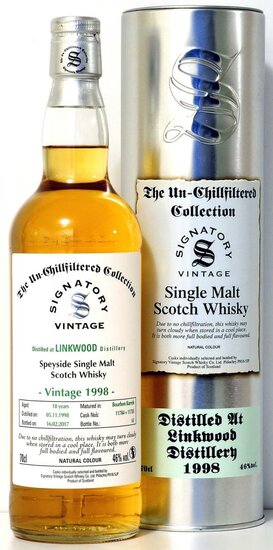 Linkwood 18y Signatory Vintage 46.0 % 1998