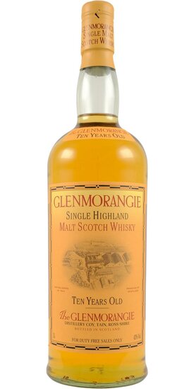 Glenmorangie 10Y Duty Free 43.0% 1L