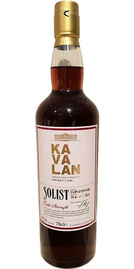 Kavalan Solist  57.8%  Sherry Cask