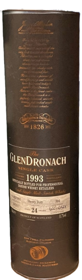 Glendronach 24Y Single Cask 1993 51.7%