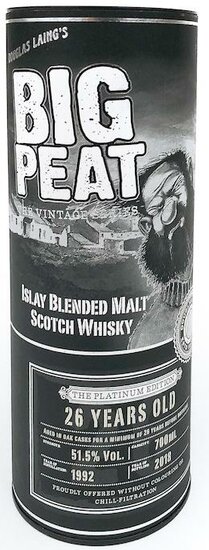 Big Peat  26Y 1992 Platinum Edition DL 51.5%