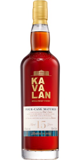 Kavalan 15Y  Four-Cask Matured 2025 43.0%