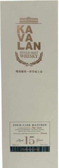 Kavalan 15Y  Four-Cask Matured 2025 43.0%