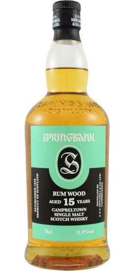 Sample 3cl Springbank 15Y Rum 51.0%