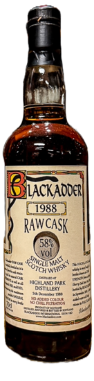 Highland Park 1988 13Y 58.0% Blackadder