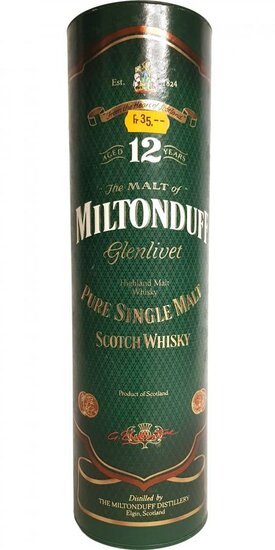 Miltonduff 12Y Pure Single Malt 43.0% 1L