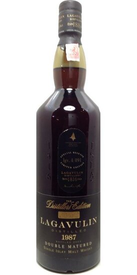 Lagavulin 1987 The Distillers Edition lgv.4/491 43.0% 1L