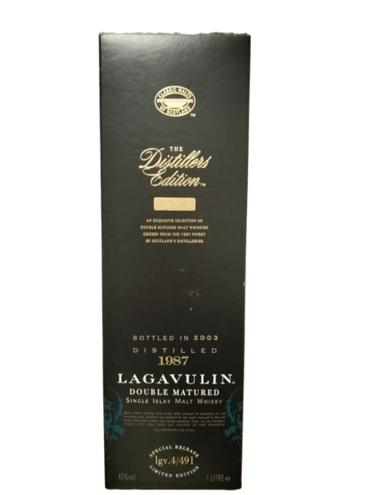 Lagavulin 1987 The Distillers Edition lgv.4/491 43.0% 1L