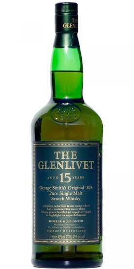 Glenlivet 15 jaar George Smith’s 1824 43% 1L