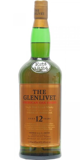 Glenlivet 12Y American Oak Finish 40.0% 1L