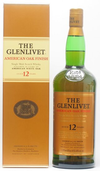 Glenlivet 12Y American Oak Finish 40.0% 1L