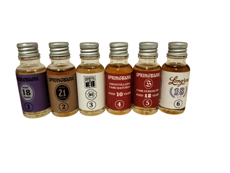 Sampleset 5x2cl Springbank + Longrow + Kilkerran 